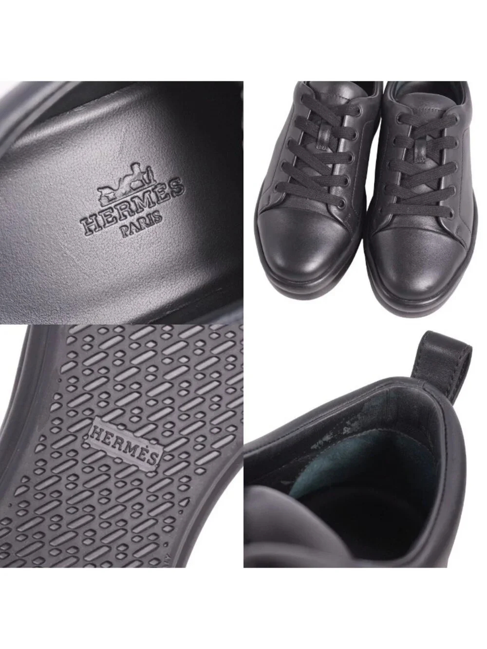 Hermes Sneakers Happy Leather